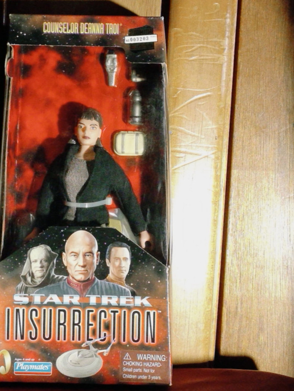 Star Trek: Insurrection Counselor Deanna Troi action figure.